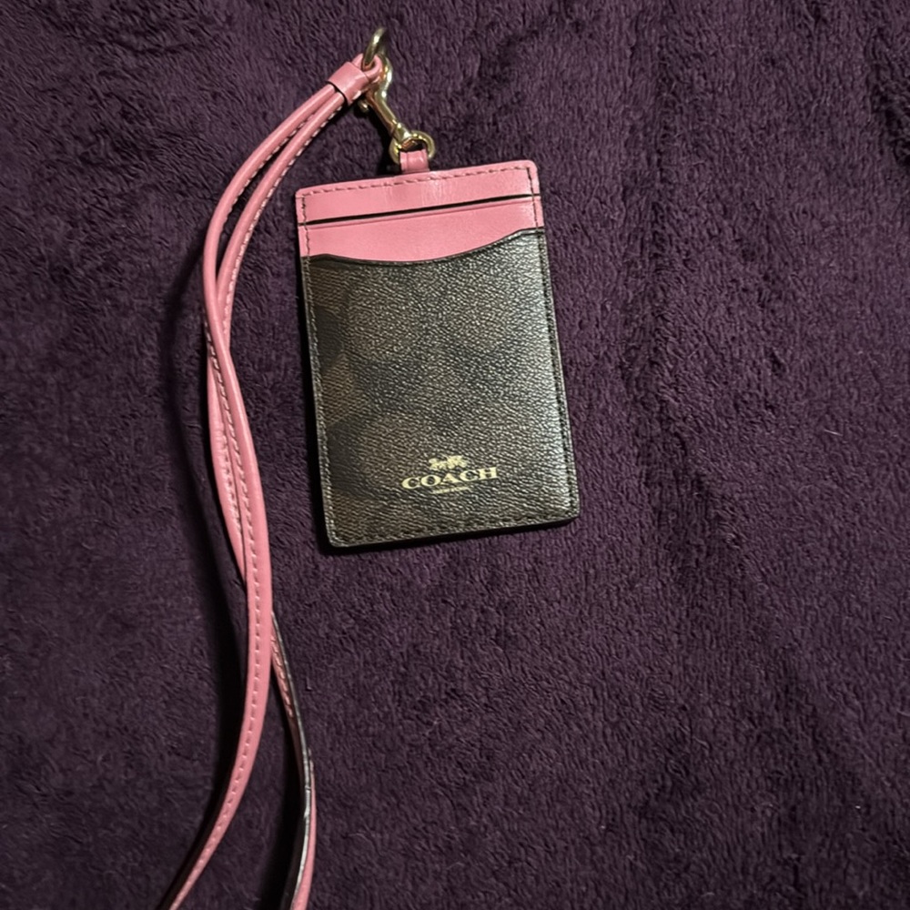 Coach license and card holder